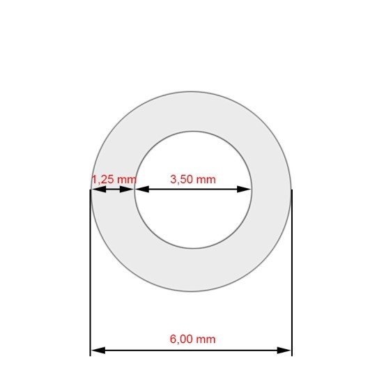 Saeco Philips piena silikona trubiņa 140x6x3.5mm